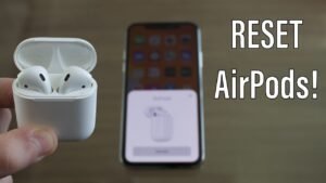 how to reset airpods